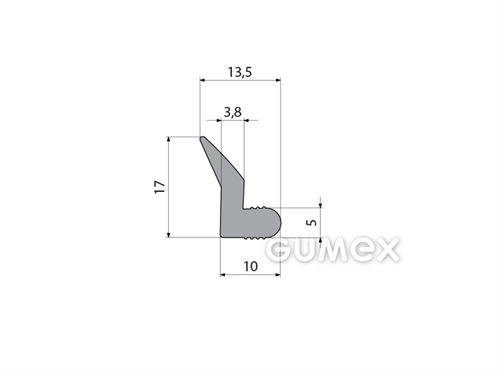 GUMMIPROFILE L-FORM - EPDM